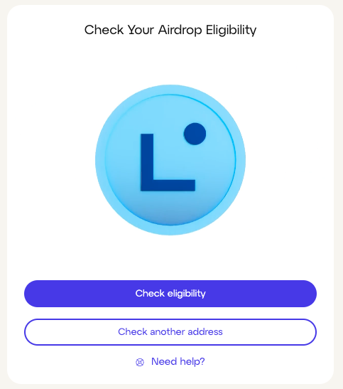 Check your airdrop eligibility
